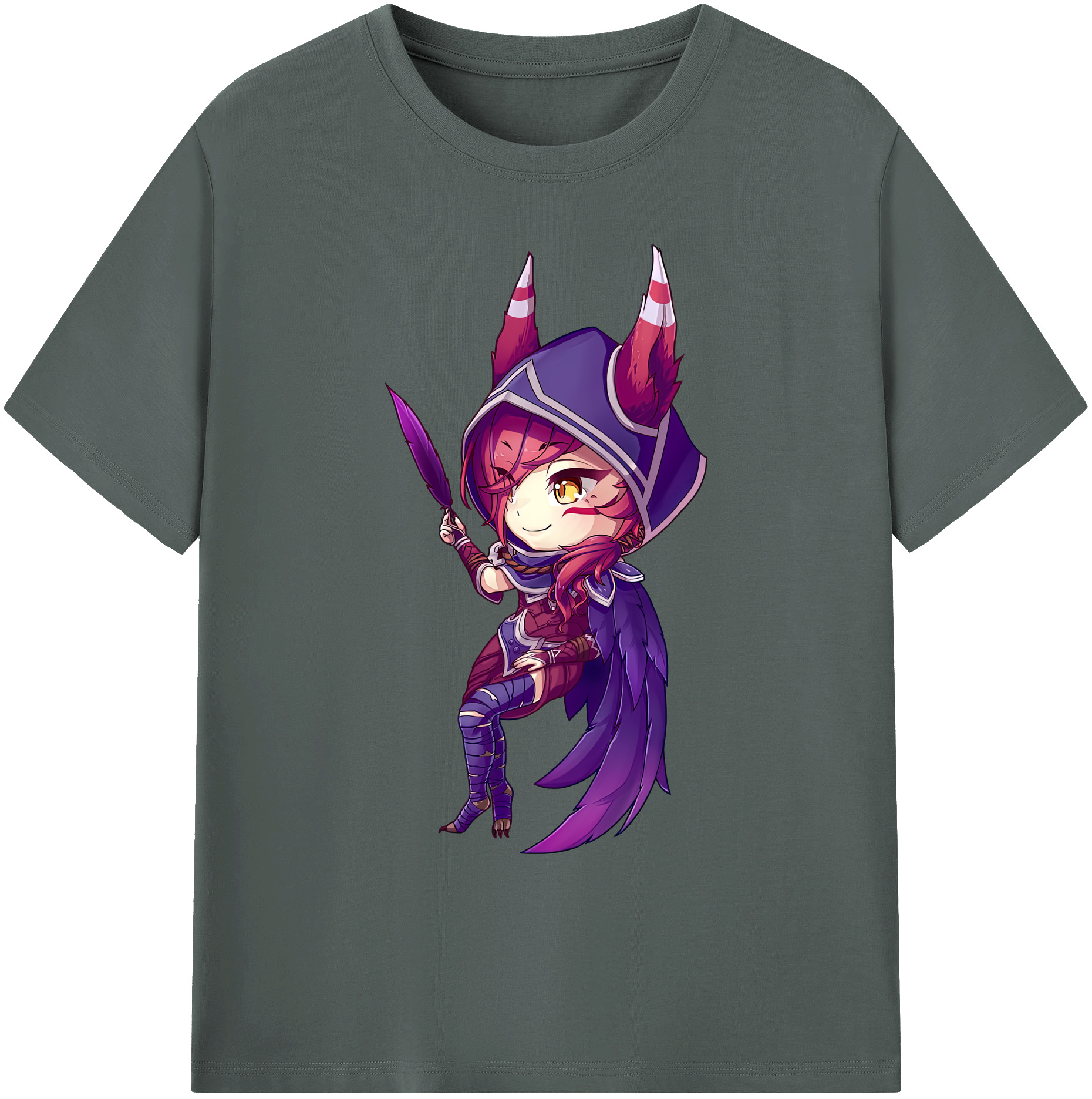 リーグ・オブ・レジェンド League of Legends LOL 綿100％ メンズ半袖Tシャツ｜肌触りやわらか＆通気性